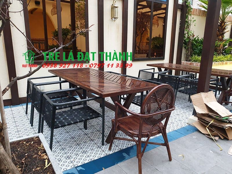 Ghế Thonet Mặt Mây - GTMM011